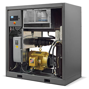 DRS50 Rotary Screw Compressor - Open View